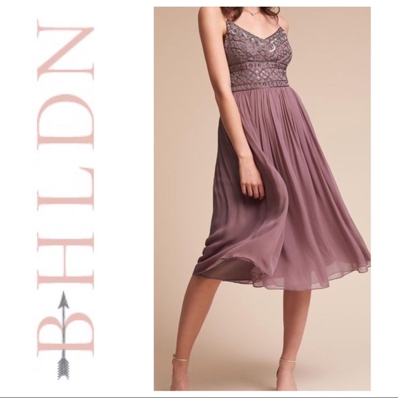 BHLDN Dresses & Skirts - ANTHROPOLOGIE BHLDN Bristol dress in vintage rose